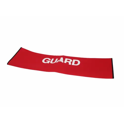 Rescue Tube Cover With Guard Logo In Red Rescue Tube Cover With Guard Logo In Red