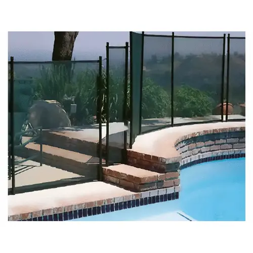 5'x10' Black Protect-a-pool Fence Section