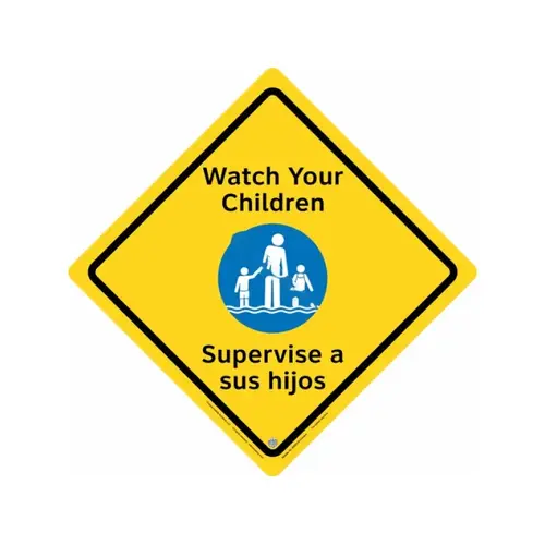 Outdoor Eng/sp 155" Watch Your Children Sign