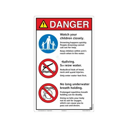 Indoor Danger Warning Sign 3 Symbols Indoor Danger Warning Sign 3 Symbols