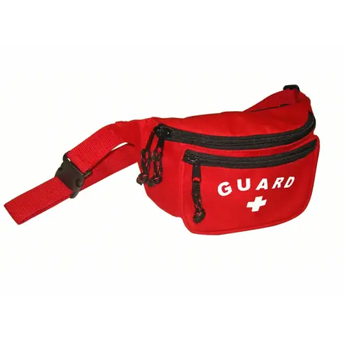 Red Kemp Hip Pack W/ Logo