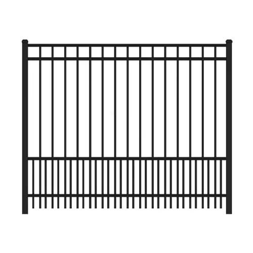 2" X 7.5' X .060" Sbk 60" Regis Aluminum Fence 3230 Through Picket Bottom Cp Satin Black 2" X 7.5' X .060" Sbk 60" Regis Aluminum Fence 3230 Through Picket Bottom Cp Satin Black