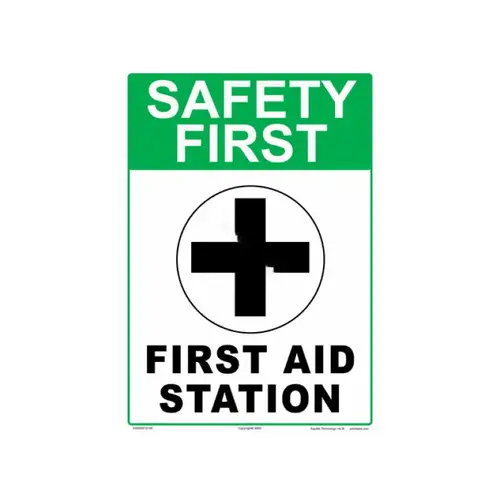 First Aid Station Sign First Aid Station Sign