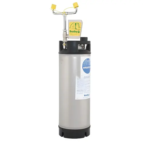 5 Gal Portable Pressurized Face Wash Unit With Eyewash Only 5 Gal Portable Pressurized Face Wash Unit With Eyewash Only