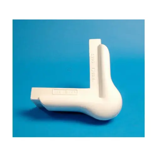 Rubber Corner Bumpers With Screws White