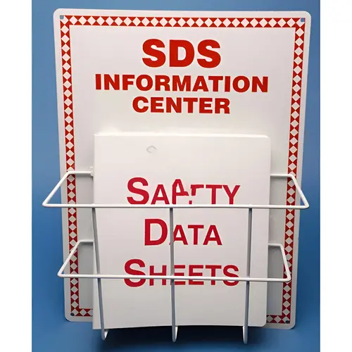 20"x15" Safety Data Sheet Information Center White 20"x15" Safety Data Sheet Information Center White