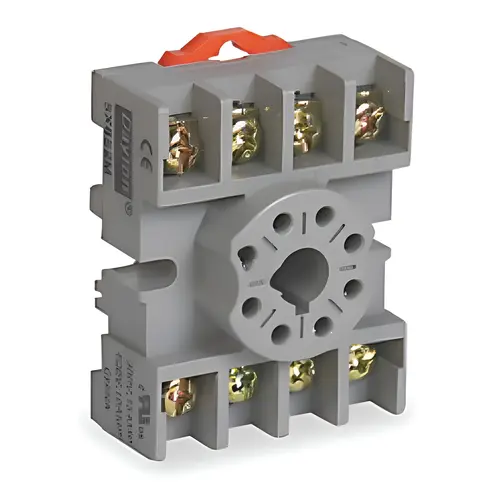 Socket Relay 8 Pins Gray Socket Relay 8 Pins Gray