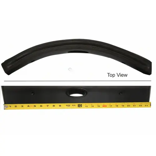 1078 Pillow Wrap W/dome Hole Black