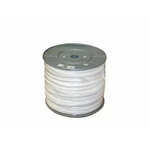 1000'/rl 3/8" Hollow Braid White Pool Rope