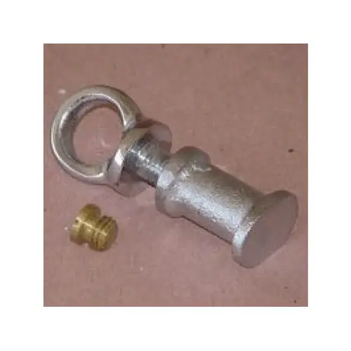 1/2" Chrome Plated Brass Rope Eye Hook Holder With Anchor And Plug 1/2" Chrome Plated Brass Rope Eye Hook Holder With Anchor And Plug