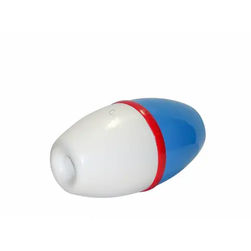 5" X 9" Blue/white Lock-on Rope Float