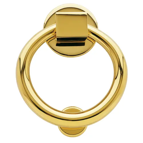 Ring Knocker, Lifetime PVD Polished Brass