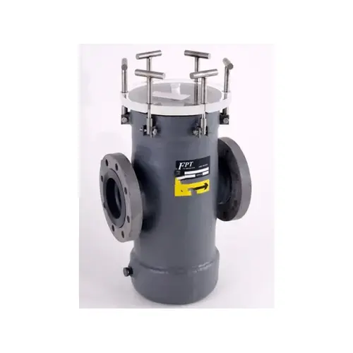 6" X 6" Flanged Frp/pvc Strainer With Stainless Steel Basket