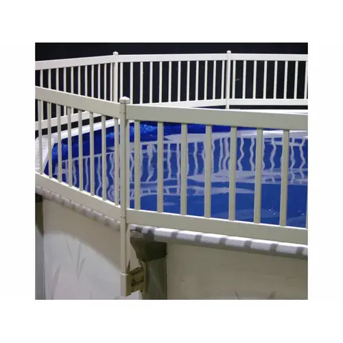 24" Taupe 8-section Base Fence Kit