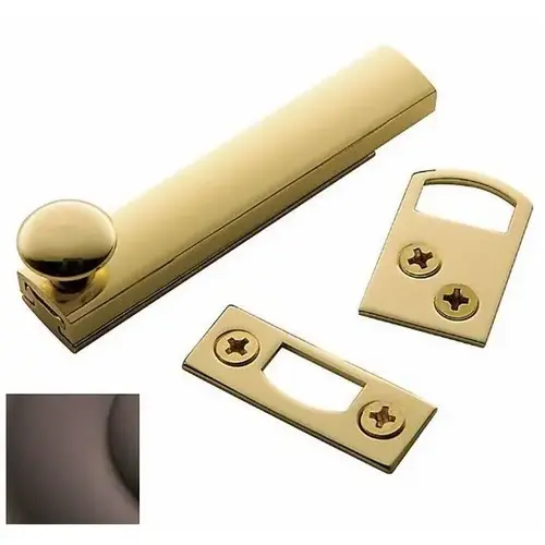 3" Surface Bolt Venetian Bronze Finish