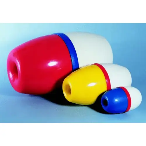 3"x5" Red & White Lok-on Rope Float