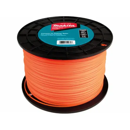 Makita 1400'x.095" 5# Orange Round Trimmer Line Makita 1400'x.095" 5# Orange Round Trimmer Line