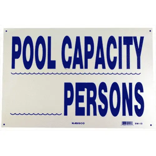 Sw-15 18"x12" Horizontal Pool Capacity Blue/White Sw-15 18"x12" Horizontal Pool Capacity Blue/White