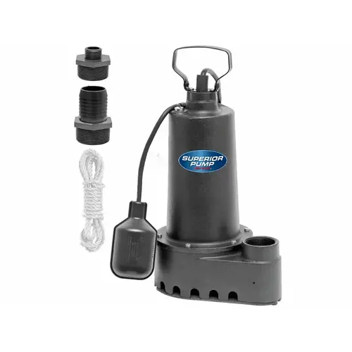 1/3hp Cast Iron Sump Pump W/ 25' Cord 1/3hp Cast Iron Sump Pump W/ 25' Cord