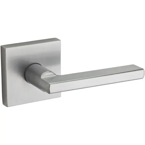 Halifax Square Passage Door Lock with 6AL Latch and RCS Strike Satin Chrome Finish