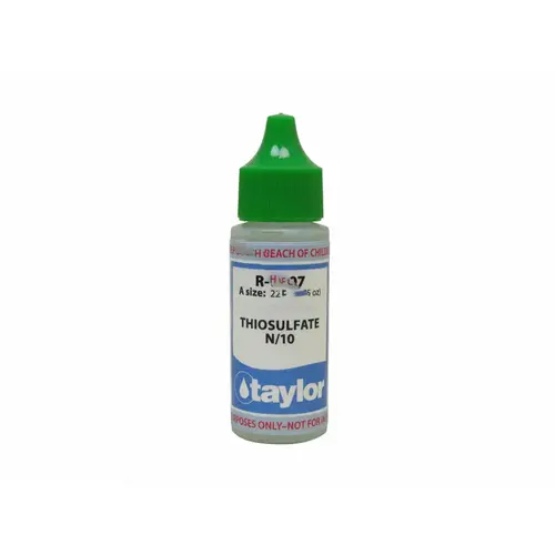 R-0007-a  .75oz N/10 Thiosulfate Clear