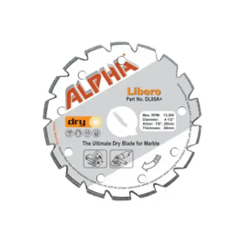 4.5" Libero Ultimate Dry Blade For Marble 4.5" Libero Ultimate Dry Blade For Marble