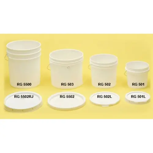 2 Gallon White Pail