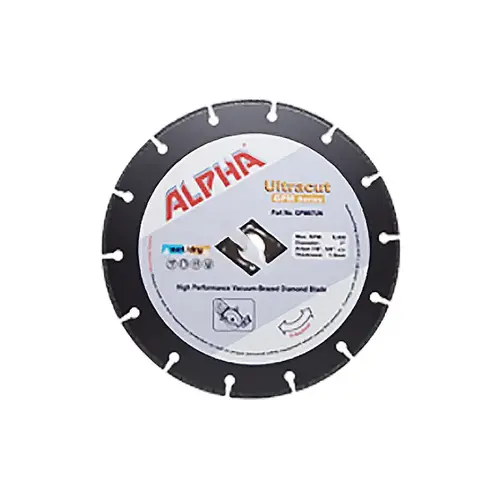 7" Ultracut Gpm Series Vacuum-brazed Diamond Blade