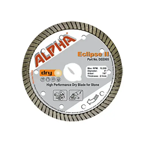 5" Eclipse Ii High Performance Dry Blade For Stone