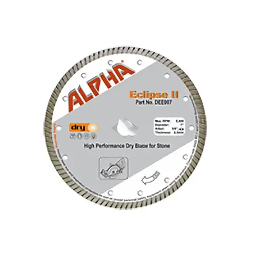 7" Eclipse Ii High Performance Dry Blade For Stone