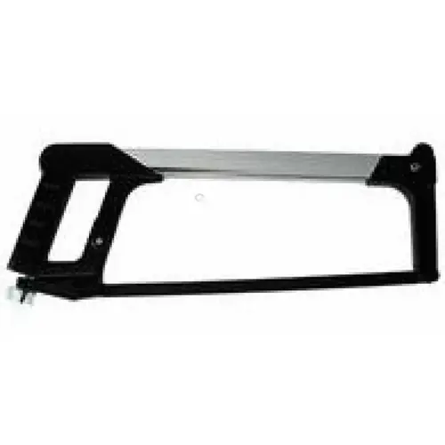 High Tension Hacksaw, 12 in L Blade, Carbon Steel Frame, Aluminum Handle High Tension Hacksaw, 12 in L Blade, Carbon Steel Frame, Aluminum Handle