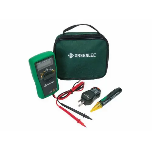 3-Piece Multimeter Test Kit with Case