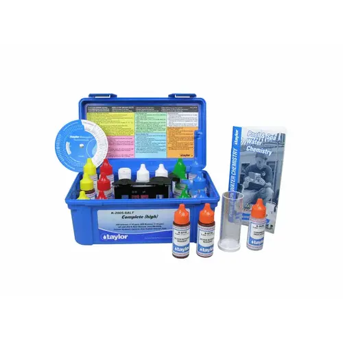 Complete Kit For Chlorine/bromine, Ph, Alkalinity, Hardness, Cya, Salt Dpd Complete Kit For Chlorine/bromine, Ph, Alkalinity, Hardness, Cya, Salt Dpd