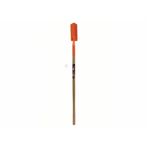 Midwest Rake 4" 16ga Trenching Shovel 48" Wood Hand Midwest Rake 4" 16ga Trenching Shovel 48" Wood Hand