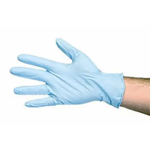Lg 50/bx 15mil Blue Latex Glove Powder Free