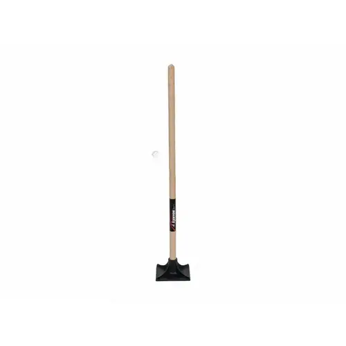 Midwest Rake 10" Tamp Cast Iron 44" Hardwood Handle Midwest Rake 10" Tamp Cast Iron 44" Hardwood Handle