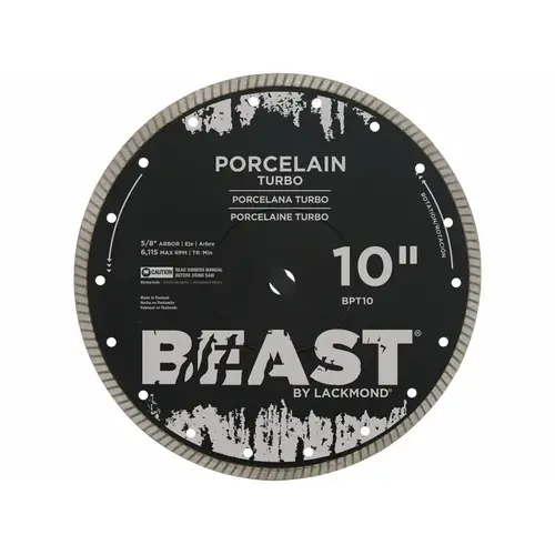 5"x7/8" 20mm 5/8" Arbor Pro Turbo Porcelain Blade 5"x7/8" 20mm 5/8" Arbor Pro Turbo Porcelain Blade