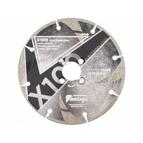 6"x7/8"-5/8" Arbor X100 Marble Diamond Blade 6"x7/8"-5/8" Arbor X100 Marble Diamond Blade