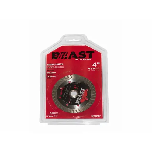 4"x7/8" 20mm 5/8" Arbor Spp Gen Purpose Turbo 4"x7/8" 20mm 5/8" Arbor Spp Gen Purpose Turbo