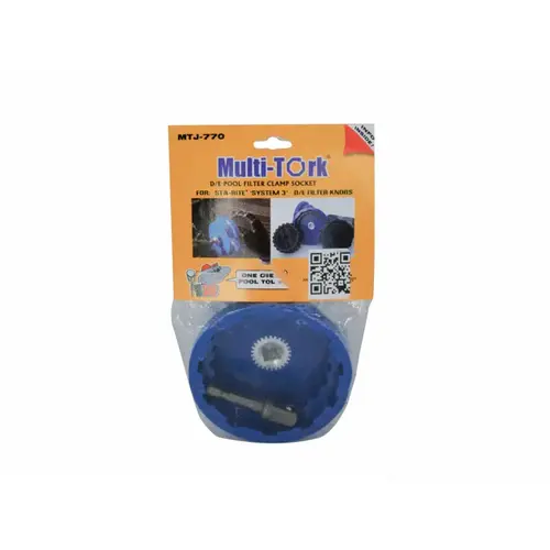 Multi-tork D/e Pool Filter Clamp Socket Multi-tork D/e Pool Filter Clamp Socket