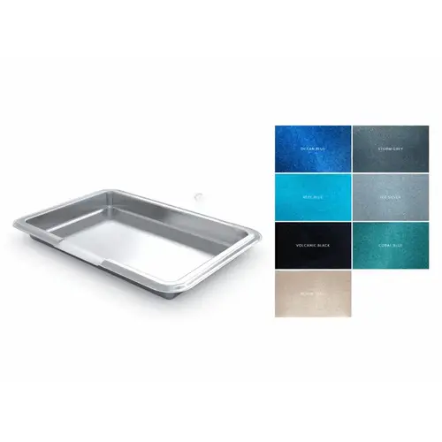 Coral Blue Mercury Sun Ledge Rectangle Coral Blue Mercury Sun Ledge Rectangle