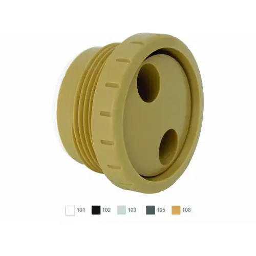 1.5"mpt Tan Theraputic Spinner Jet