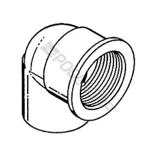 1.5" White 90 Pvc Skimmer Nut 1.5" White 90 Pvc Skimmer Nut