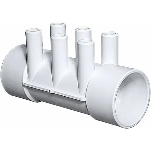 Bath Manifold,1.5"s X1.5"spg (6) Port 3/4"sb Sp