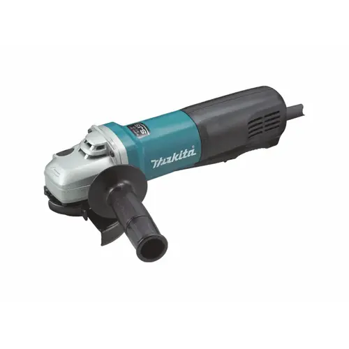 Makita 10a 4.5" Corded Paddle Switch Angle Grinder Teal