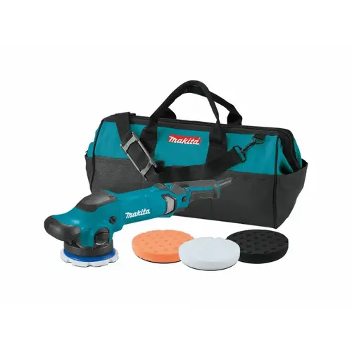 Makita Random Orbit Polisher Corded 7.8A Motor with 5" Round Hook and Loop Pad Makita Random Orbit Polisher Corded 7.8A Motor with 5" Round Hook and Loop Pad