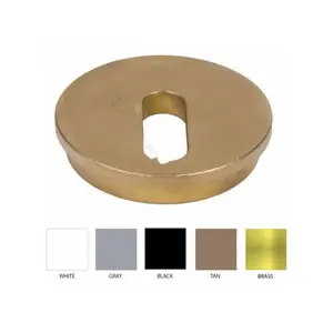 CMP 25597-000-220 Deck Jet (J-Style) Round Cap Only; Brass