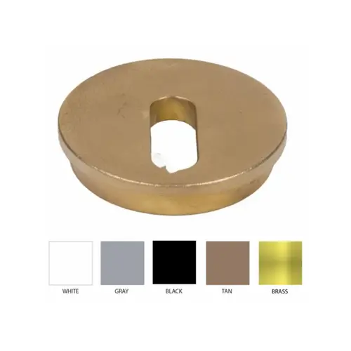 Deck Jet (J-Style) Round Cap Only; Brass