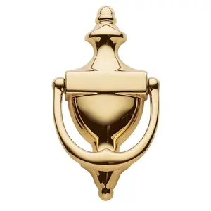 Baldwin 0102003 Colonial Knocker, Lifetime PVD Polished Brass