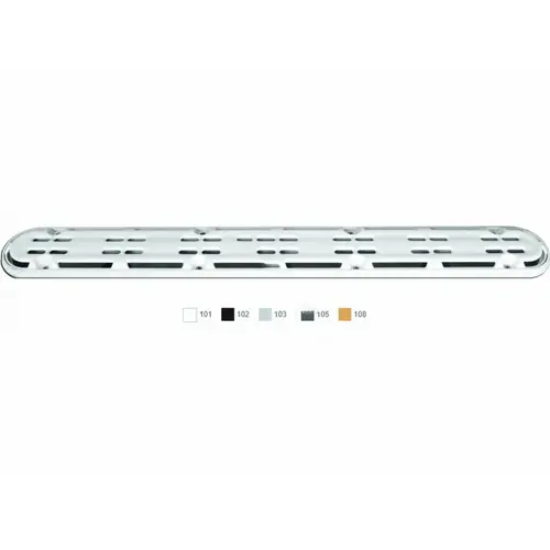 32" Light Gry Channel Drain Frame & Grate 32" Light Gry Channel Drain Frame & Grate